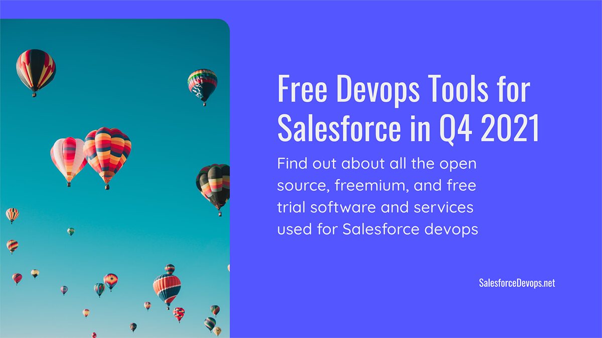 Free Devops Tools for Salesforce